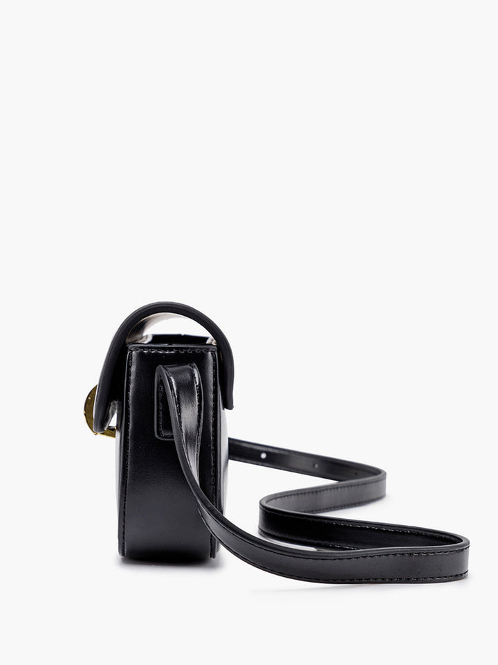 Scarlett Glossy Buckle Clutch Shoulder Bag