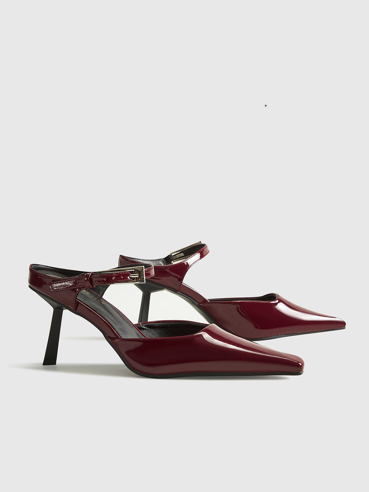 Vivara Pointed Slingback Heels Shoes