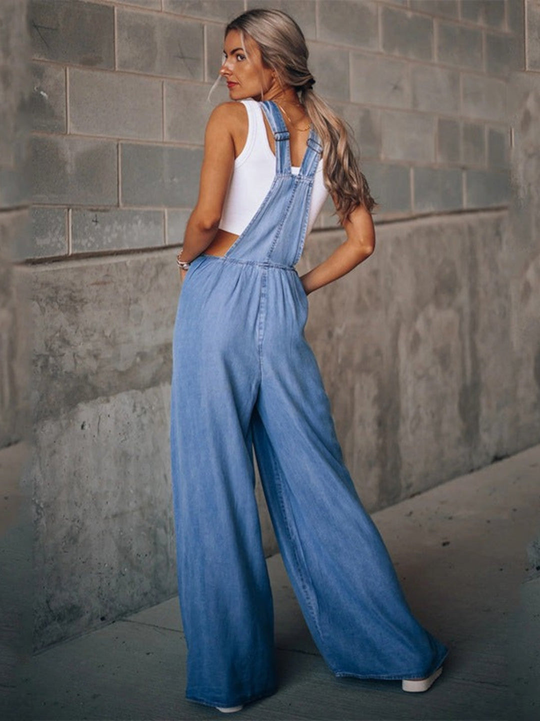Amelia Elegant Denim Jumpsuit