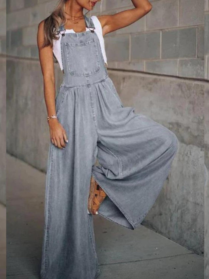Amelia Elegant Denim Jumpsuit