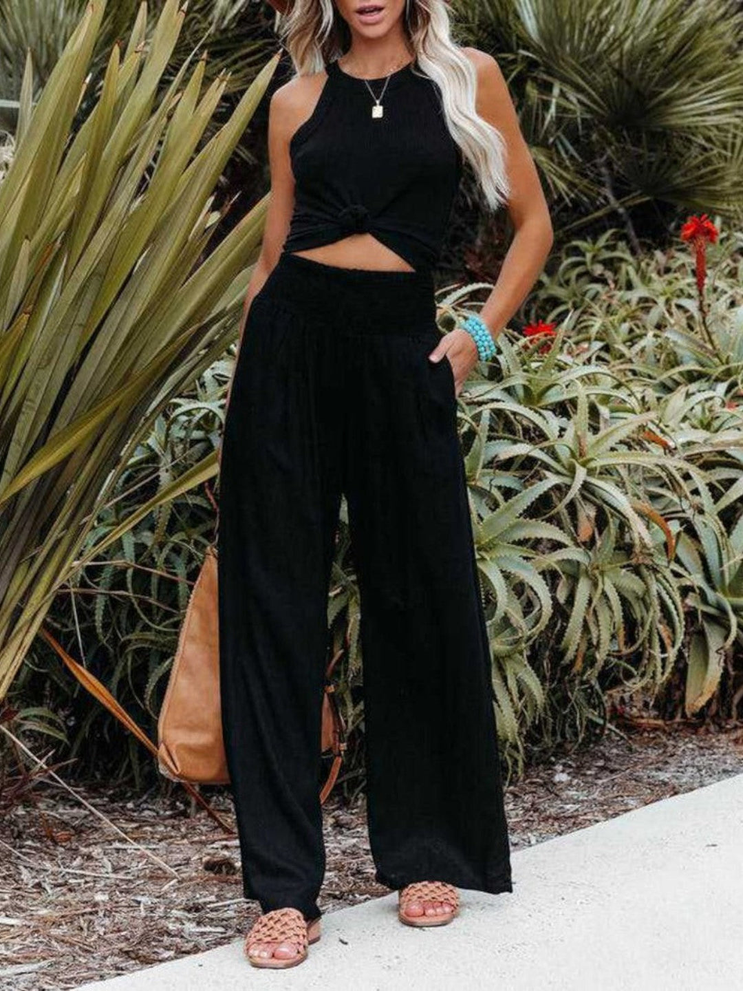 Remi Wide-Leg Linen Trousers