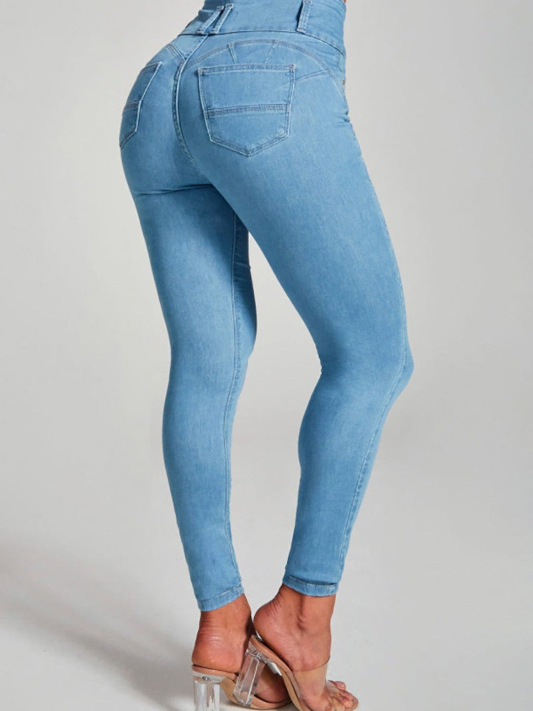 Violet High-Waisted Skinny Jeans