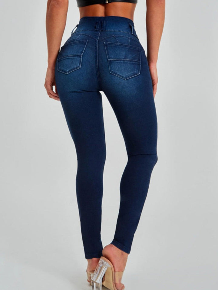 Violet High-Waisted Skinny Jeans
