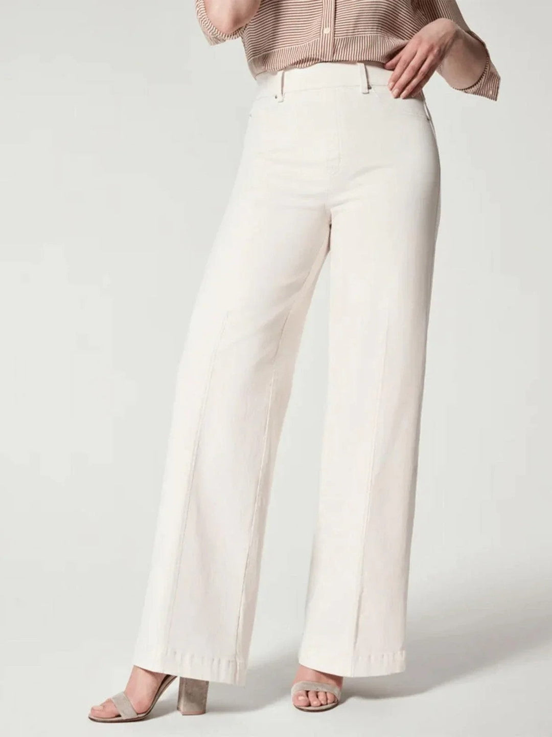 Emma Pull-On Wide-Leg Jeans