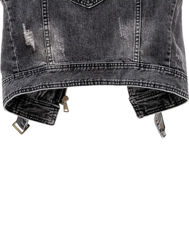 Ruby Denim Waistcoat