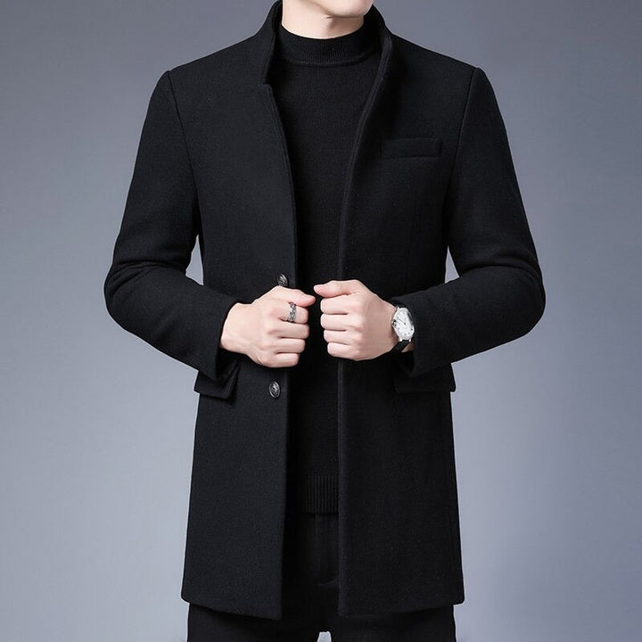 GEROLD - Men's Windproof Wool Trench Coat