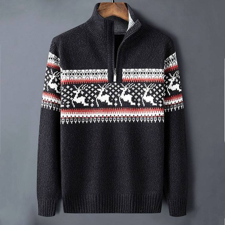 MARCEL – Men’s Half-Zip Knit Sweater