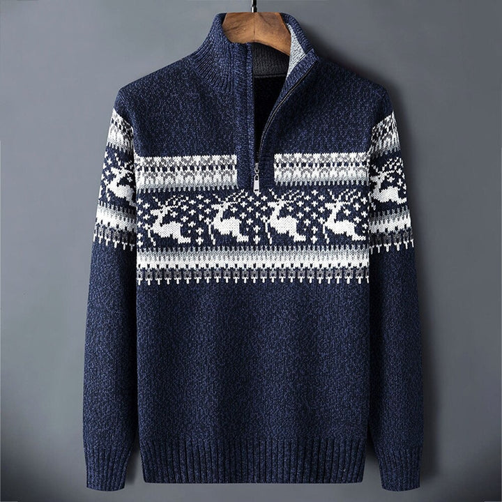 MARCEL – Men’s Half-Zip Knit Sweater