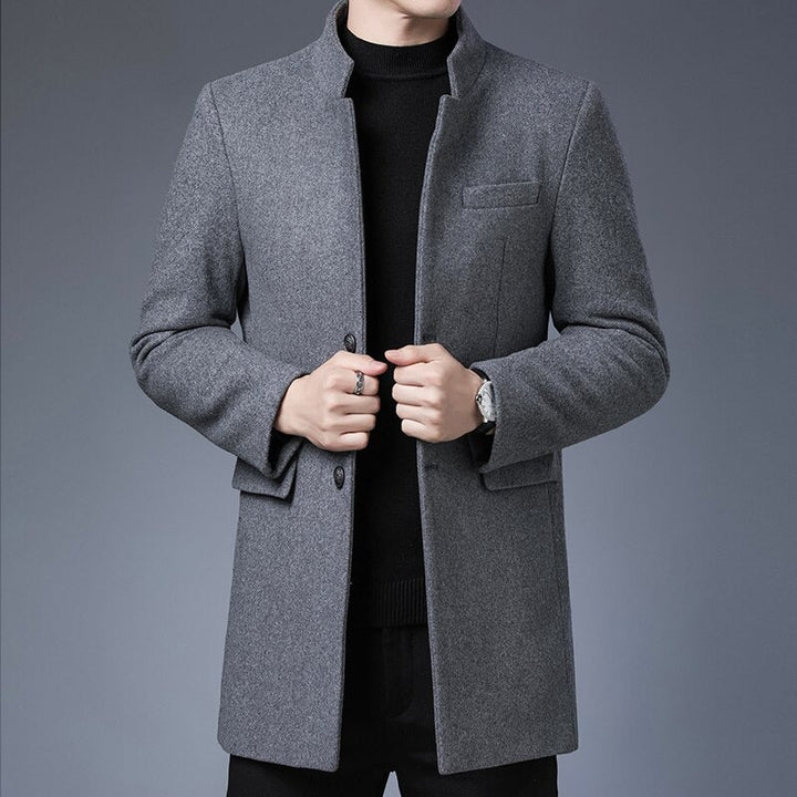 GEROLD - Men's Windproof Wool Trench Coat
