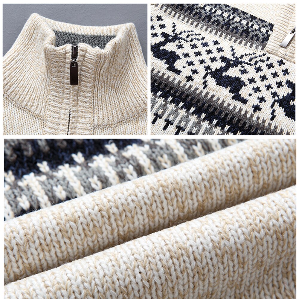MARCEL – Men’s Half-Zip Knit Sweater