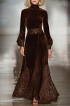 Serene™ Elegant Suede Maxi Dress