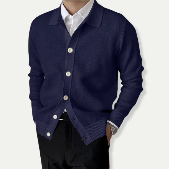 EDGAR – Men’s Classic Wool-Blend Cardigan