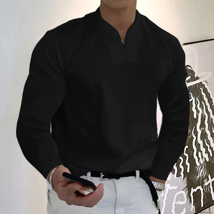 ENZO – Men's Modern Fit Long Sleeve Shirt