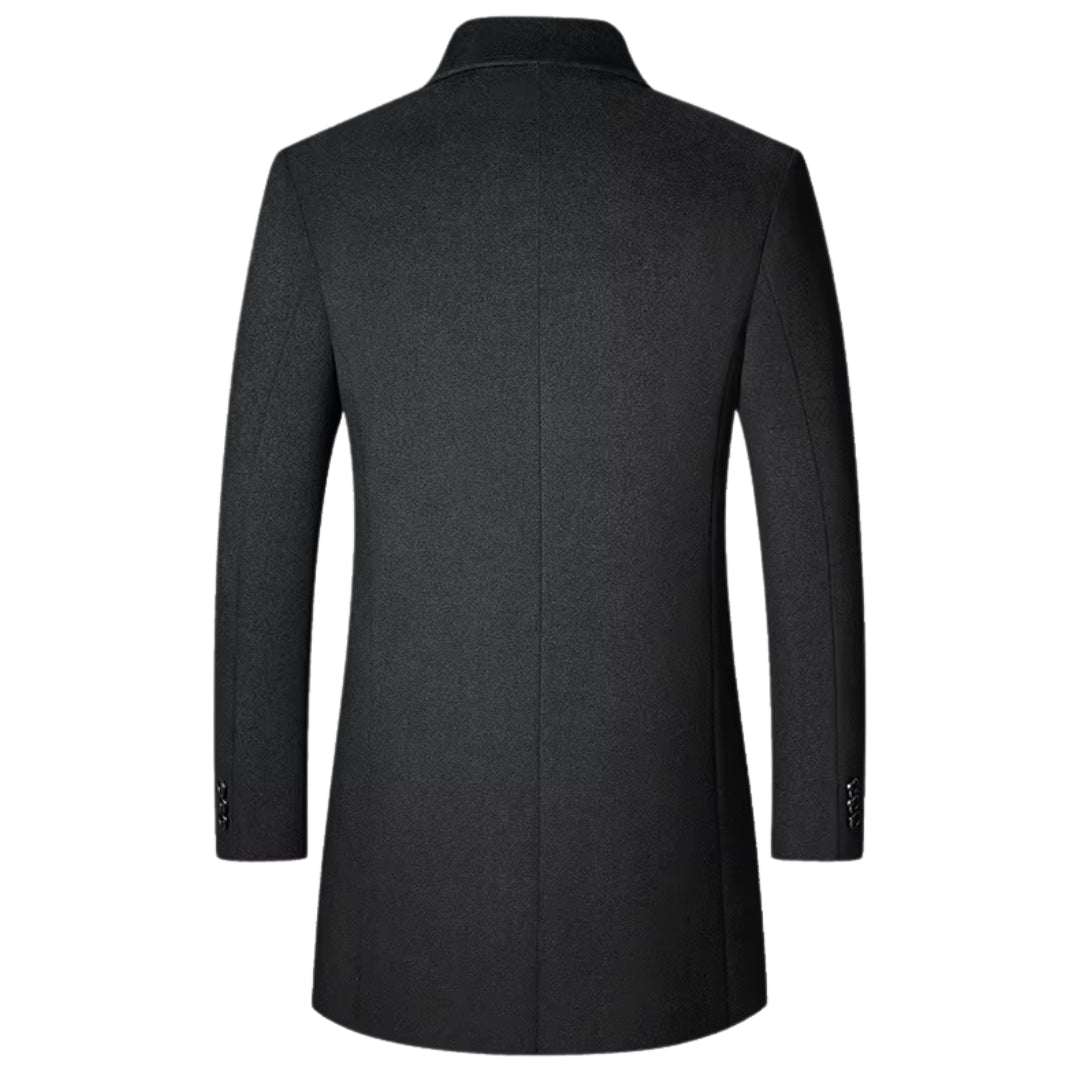 EDGAR – Long Wool Blend Coat for Men