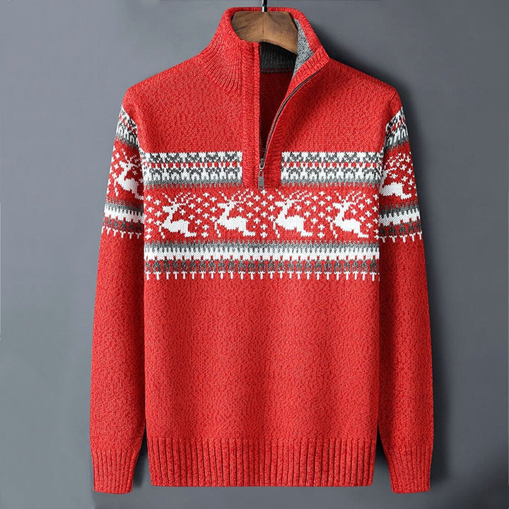 MARCEL – Men’s Half-Zip Knit Sweater