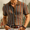 MANCINI – Men’s Jacquard Knit Polo Shirt