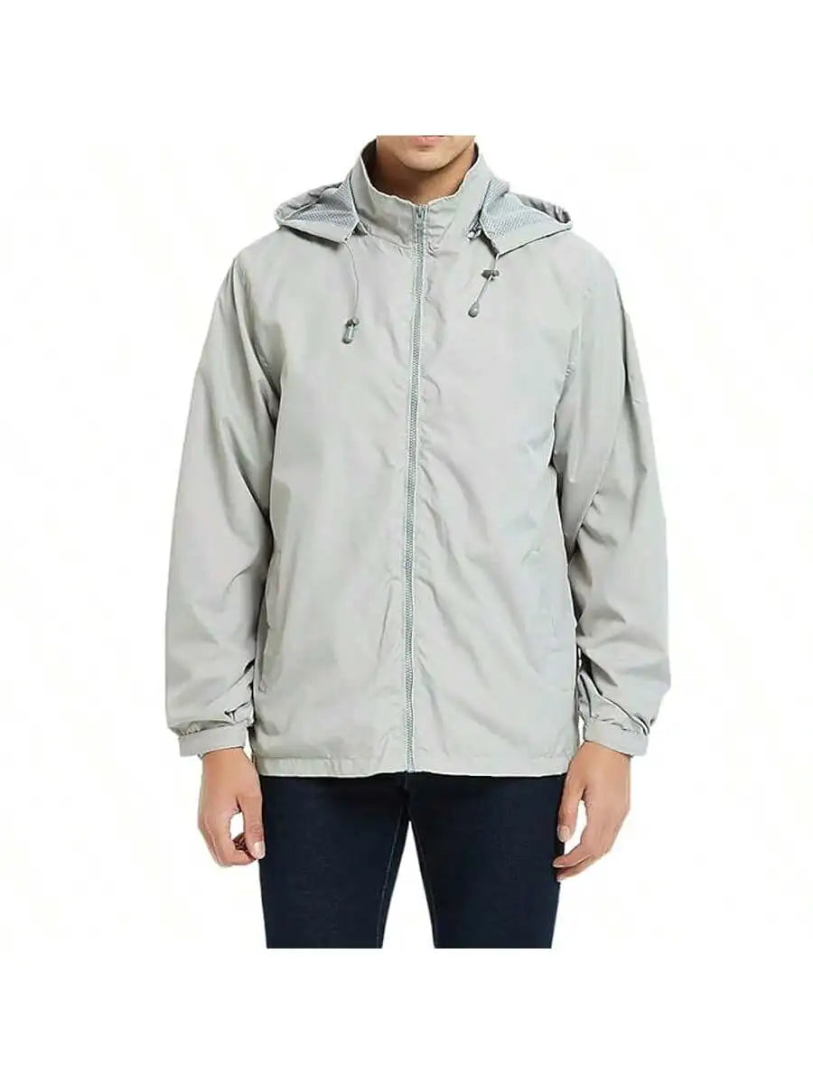 BETERO – Men’s Lightweight Waterproof Windbreaker Jacket with Hoodie
