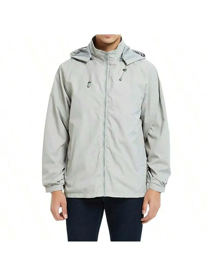 BETERO – Men’s Lightweight Waterproof Windbreaker Jacket with Hoodie