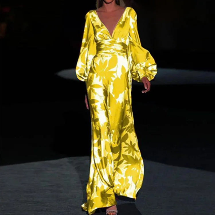 Thea - Elegant V-Neck Dress