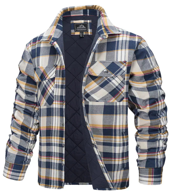 HAIL – Padded Flannel Jacket With Double Lining