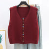Maribel™ - Color-Button Knit Vest