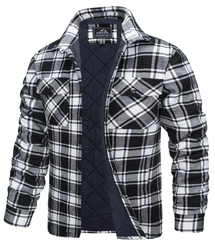 HAIL – Padded Flannel Jacket With Double Lining