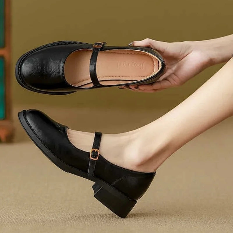 Kathy - Classic Comfort Mary Janes Made Of Leather