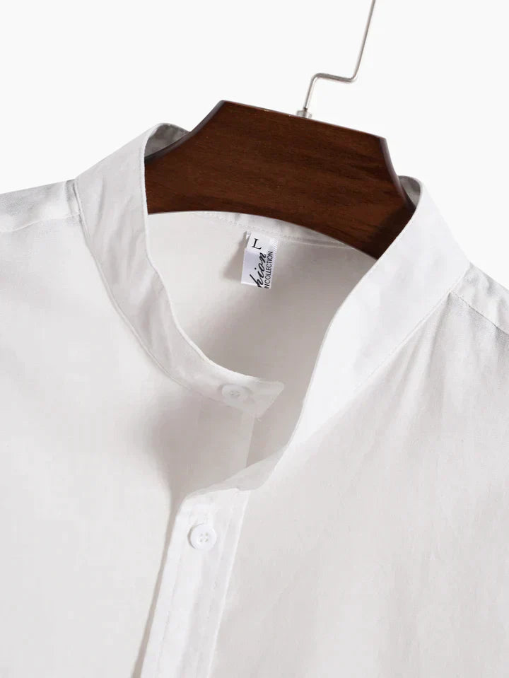 TOMAS – Relaxed Linen-Feel Summer Shirt
