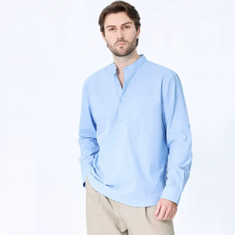 FERRY – Men’s Breathable Cotton Long Sleeve Shirt