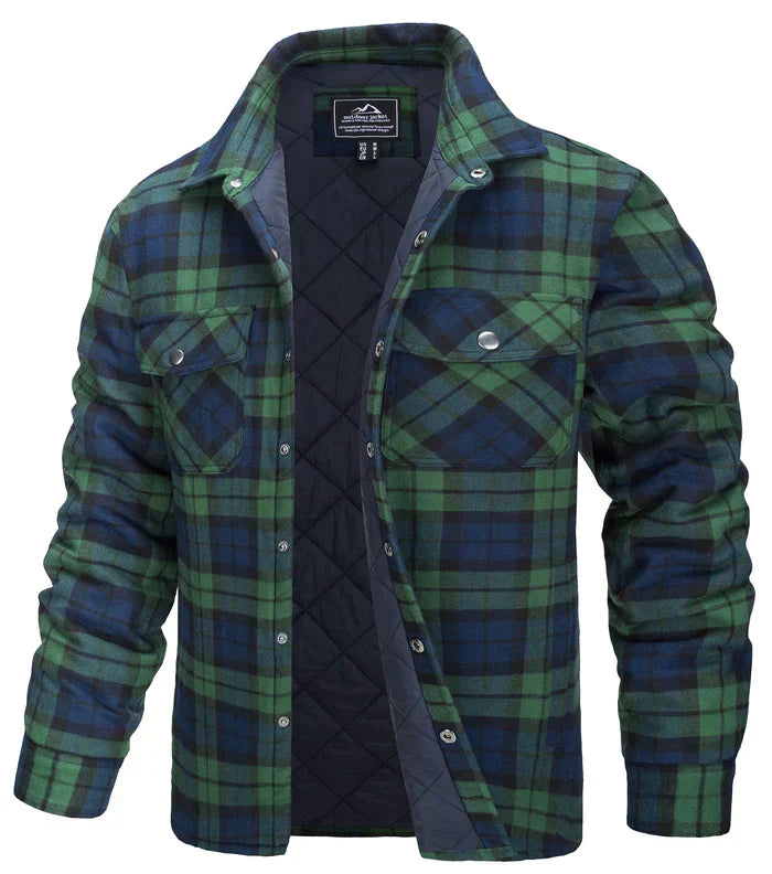 HAIL – Padded Flannel Jacket With Double Lining