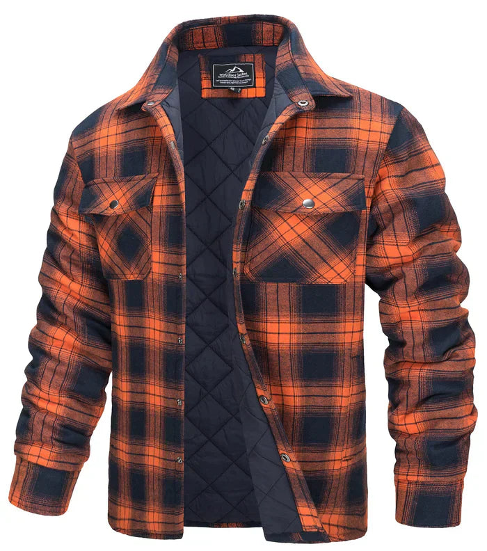 HAIL – Padded Flannel Jacket With Double Lining