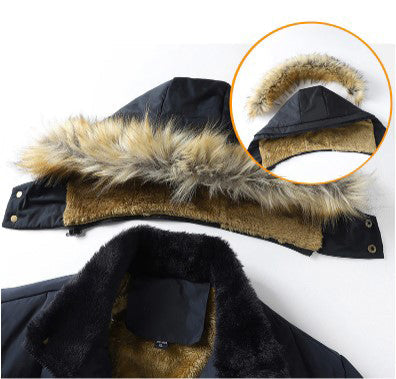 MARTELL – Men's Parka With Removable Hood