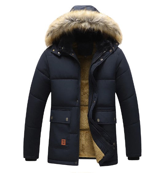MARTELL – Men's Parka With Removable Hood