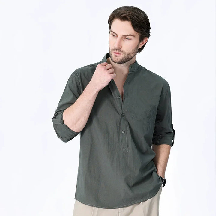 FERRY – Men’s Breathable Cotton Long Sleeve Shirt