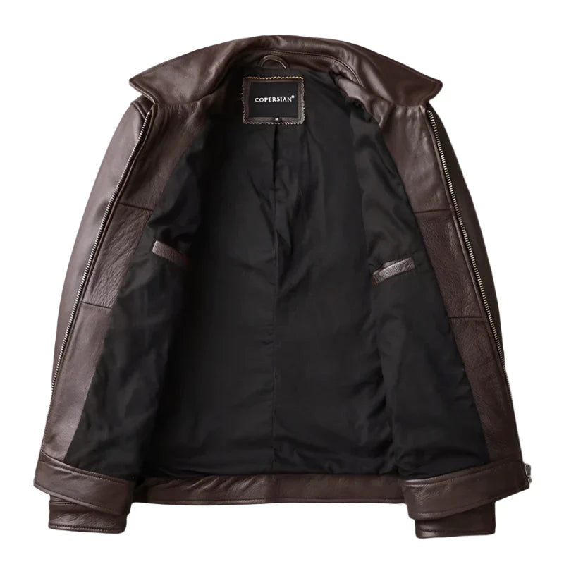 RAIKU – Genuine Leather Jacket Coat
