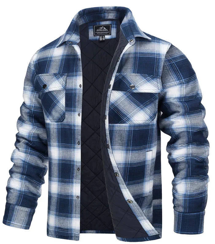 HAIL – Padded Flannel Jacket With Double Lining