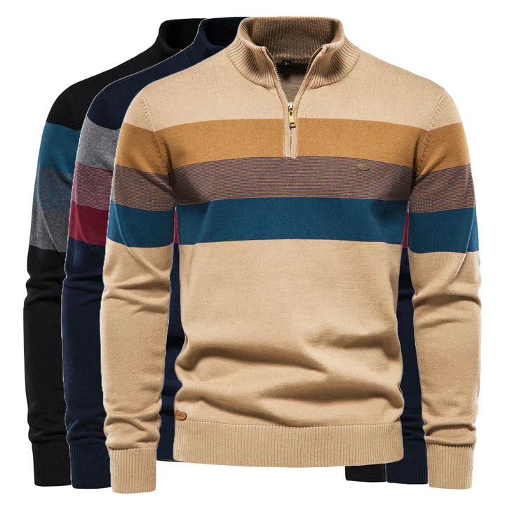 LUKE - Everhill Half Zip Men's Sweater