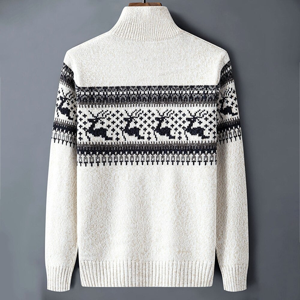 MARCEL – Men’s Half-Zip Knit Sweater