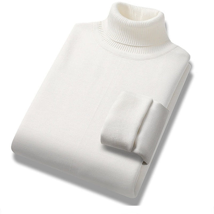 ZEKI - Men’s Warm Teddy-Lined Turtleneck