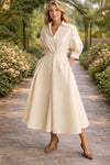 Monroe | Wrap-Front Flowing Maxi Dress