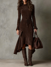 Drawstring Midi Dress