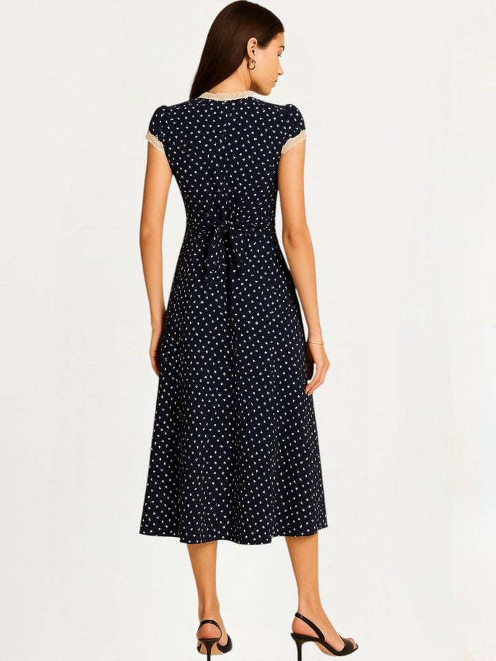 Luna Polka Dot Midi Dress