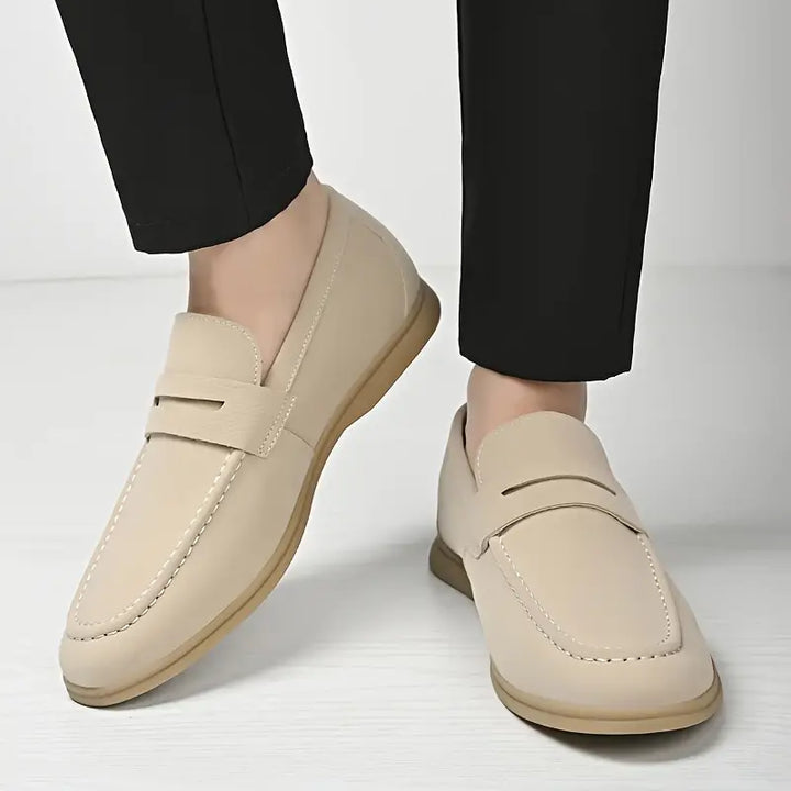 OSWALD - Men's Vegan Suede Strap Loafers