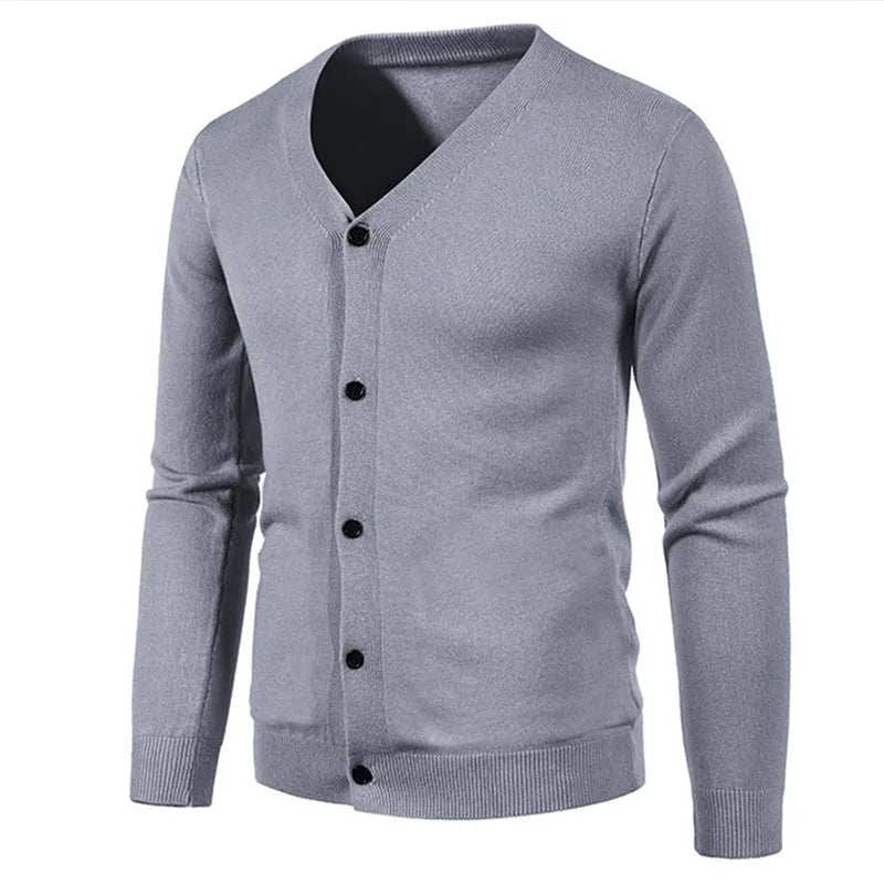 MAXWELL - Men’s V-Neck Button-Up Cardigan
