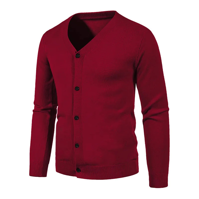 MAXWELL - Men’s V-Neck Button-Up Cardigan