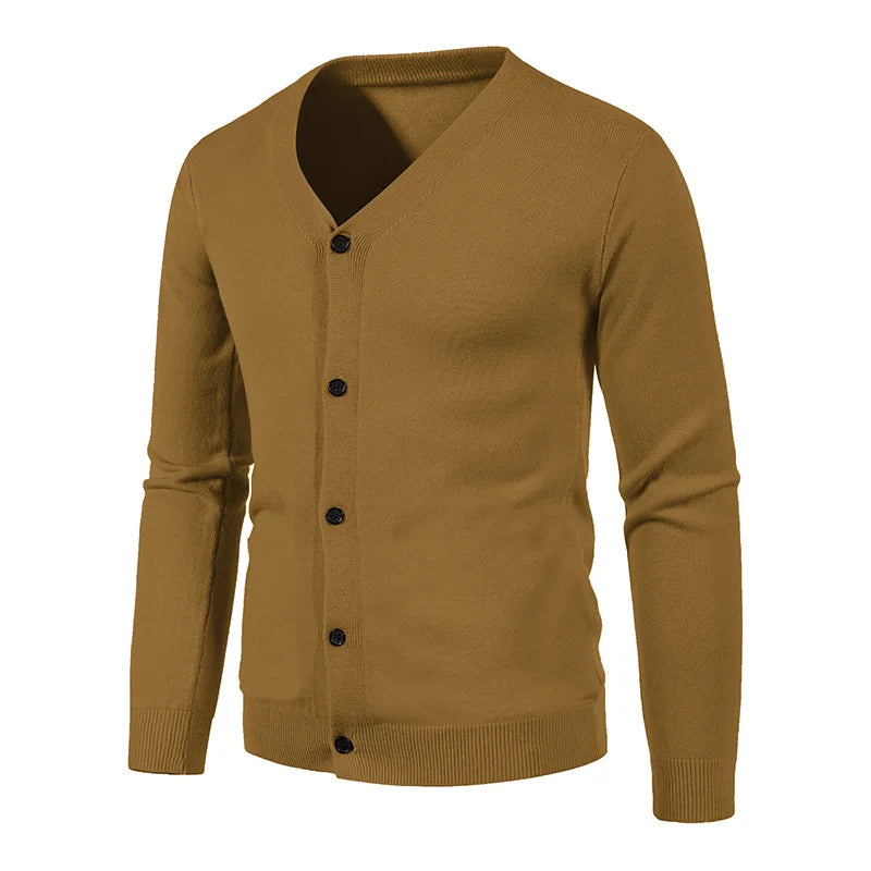 MAXWELL - Men’s V-Neck Button-Up Cardigan