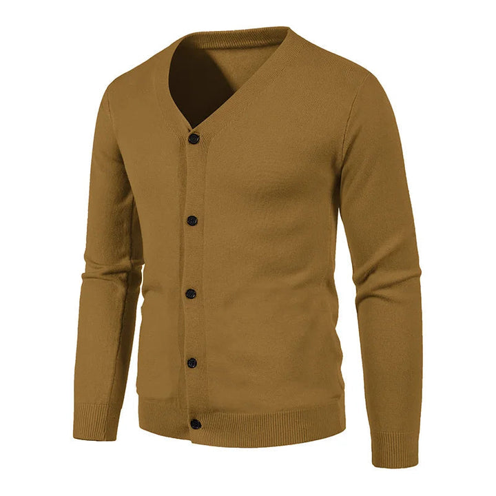 MAXWELL - Men’s V-Neck Button-Up Cardigan