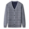DUBLIN - Men’s V-Neck Checkered Cardigan