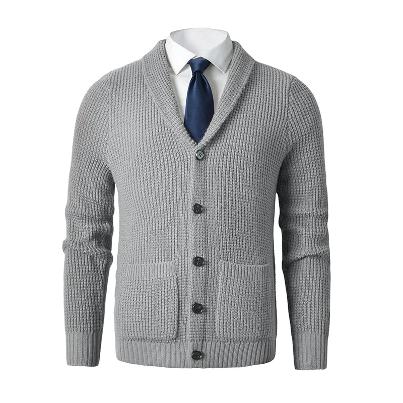 MARTIN - Men’s Shawl Collar Knit Cardigan