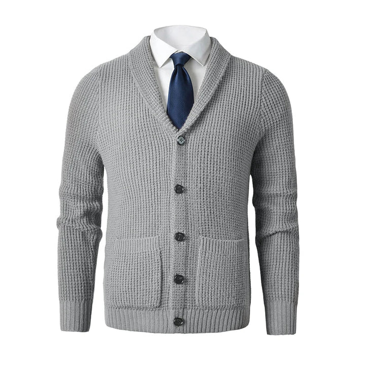 MARTIN - Men’s Shawl Collar Knit Cardigan